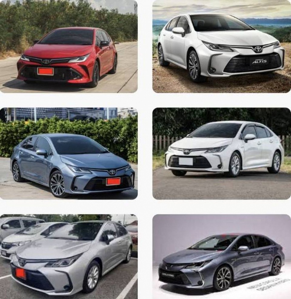 Sample pictures of private cars available